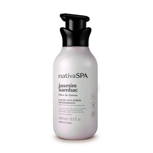 O Boticário Nativa SPA Jasmim Sambac Anti-stress Hydrating Body Lotion 400ml